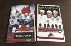 Vancouver Canucks media guides